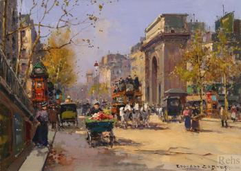 愛德華 科爾特斯 Porte St Martin, Springtime 愛德華 科爾特斯 Porte St Martin, Springtime